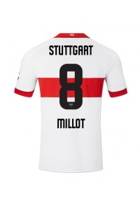 Stuttgart Enzo Millot #8 Voetbaltruitje Thuis tenue 2024-25 Korte Mouw